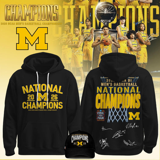 Basketball x Michigan Champions 2026 Limited Edition Hoodie