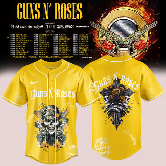 Guns N’ Roses 2026 TOUR JERSEY IS HERE – LIMITED EDITION 🔥