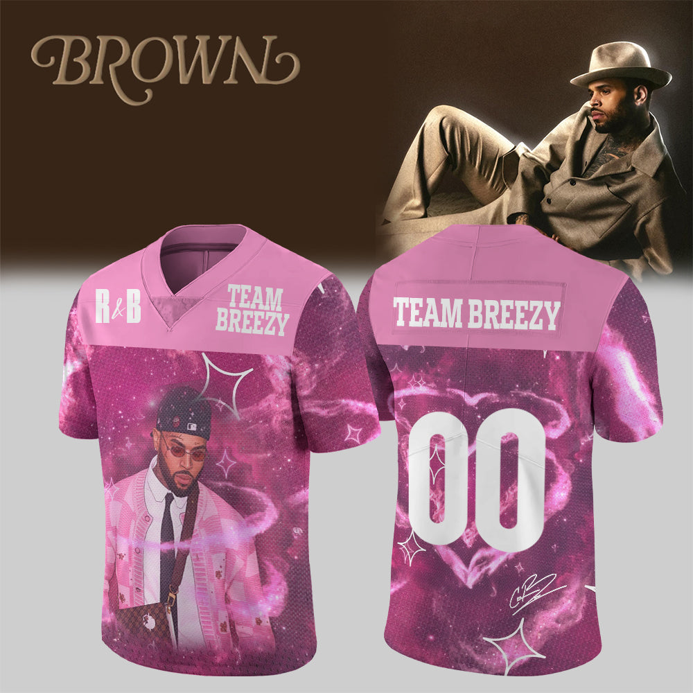 _.CHRIS BROWN’S BROWN ALBUM Jersey (Custom Number)