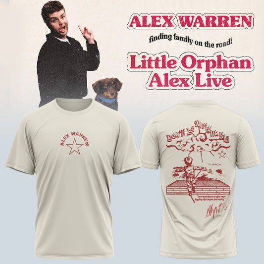 Alex Warren’s “Little Orphan Alex” Tour Shirt