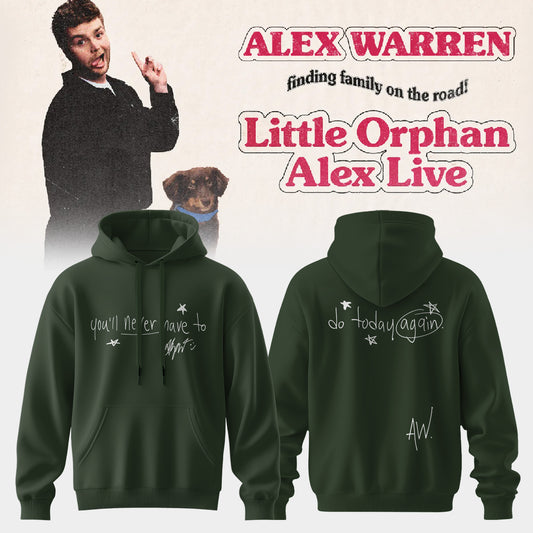 ,Alex Warren’s “Little Orphan Alex” Tour Hoodie