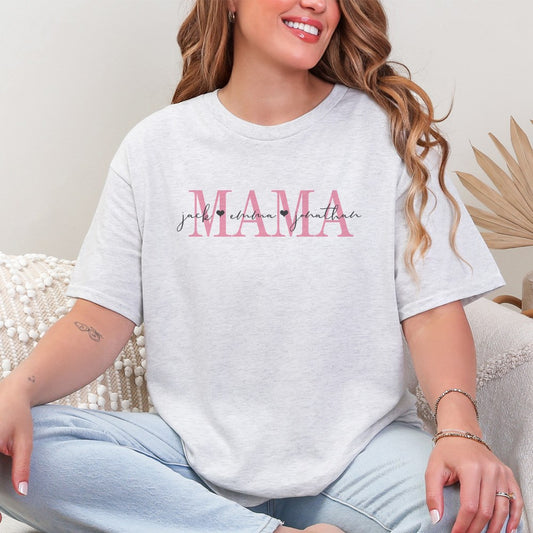 Personalized Mama Established T-Shirt
