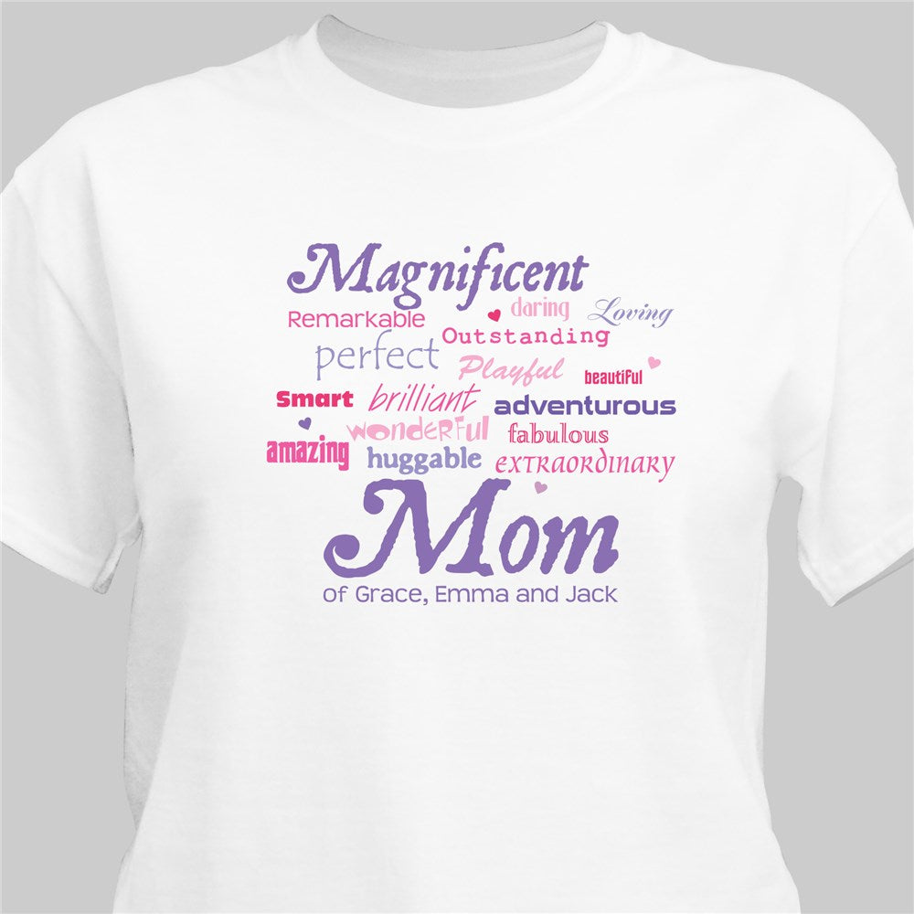 Personalized Mama Established T-Shirt