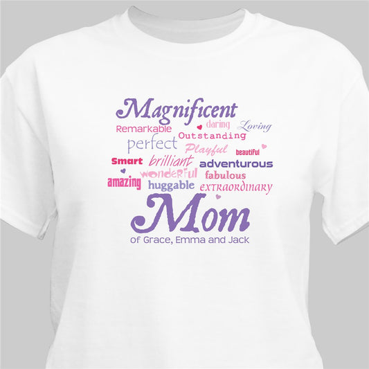 Personalized Mama Established T-Shirt