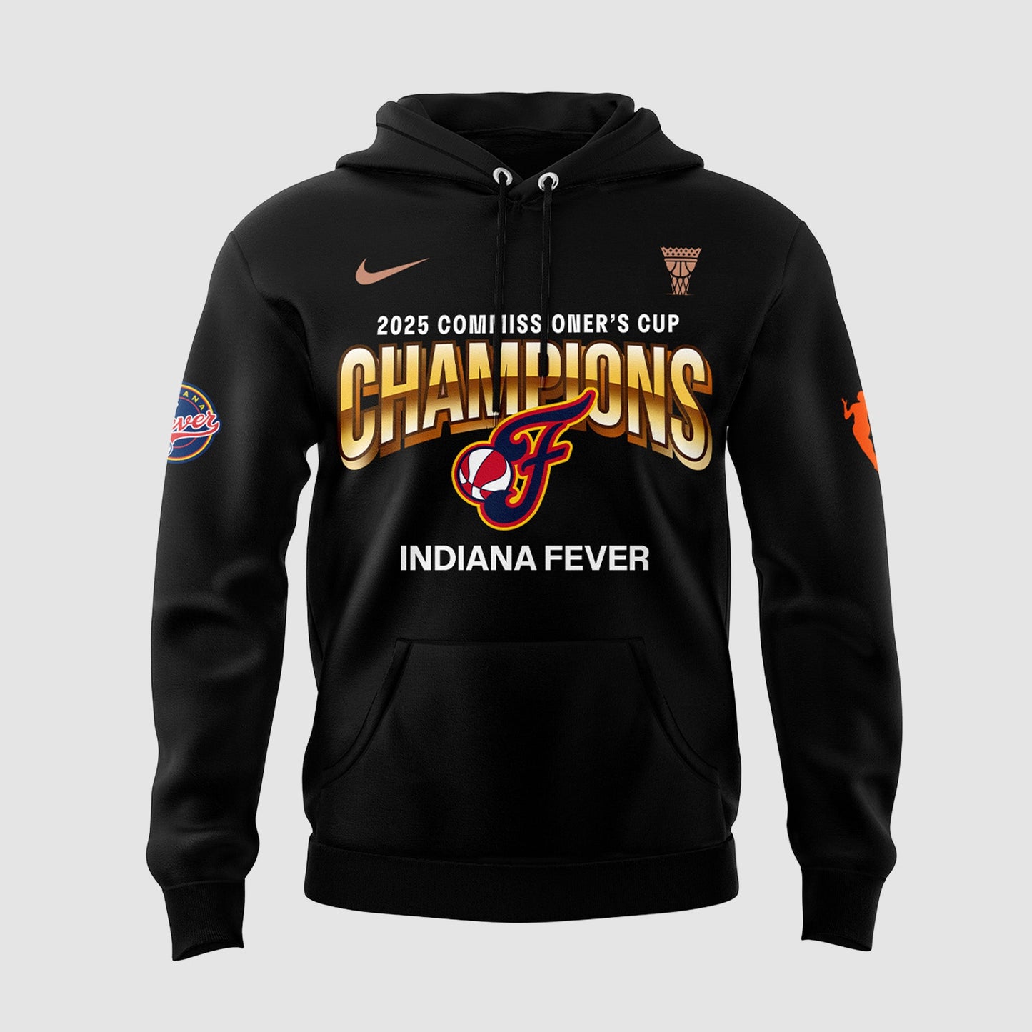 Indiana Fever 2025 WNBA Commissioner's Cup Champions Hoodie