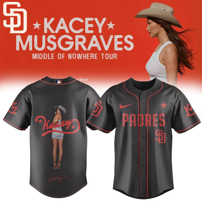 ,,Baseball X Kacey Musgraves Middle of Nowhere Tour Signed Jersey 2