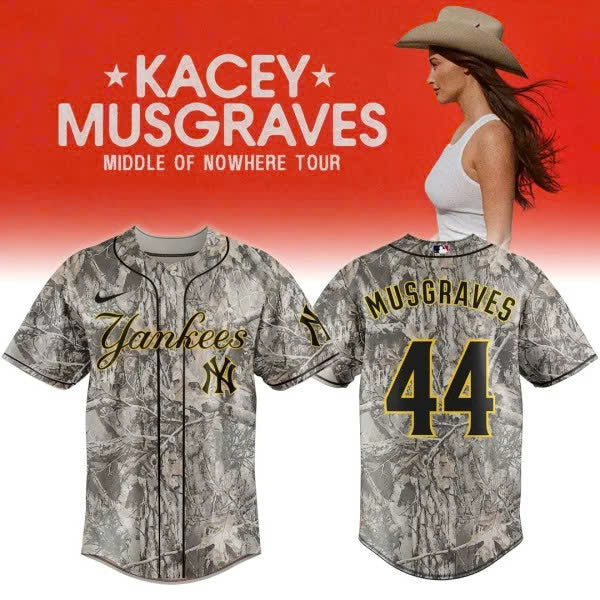 ,,Baseball X Kacey Musgraves Middle of Nowhere Tour Signed Jersey 4