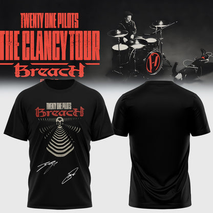 Twenty One Pilots The Clancy Tour: Breach tshirt