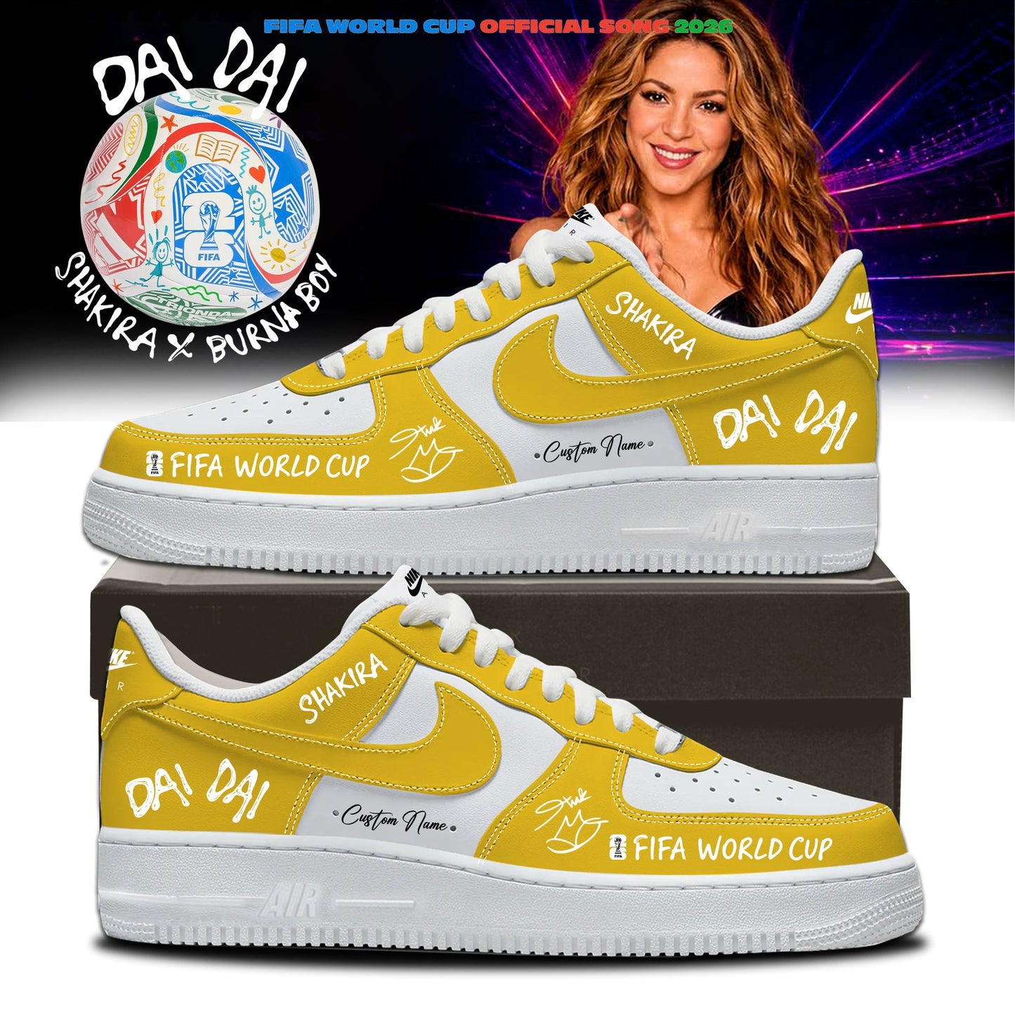 Shakira – “Dai Dai” Limited Edition Signature – Shoes