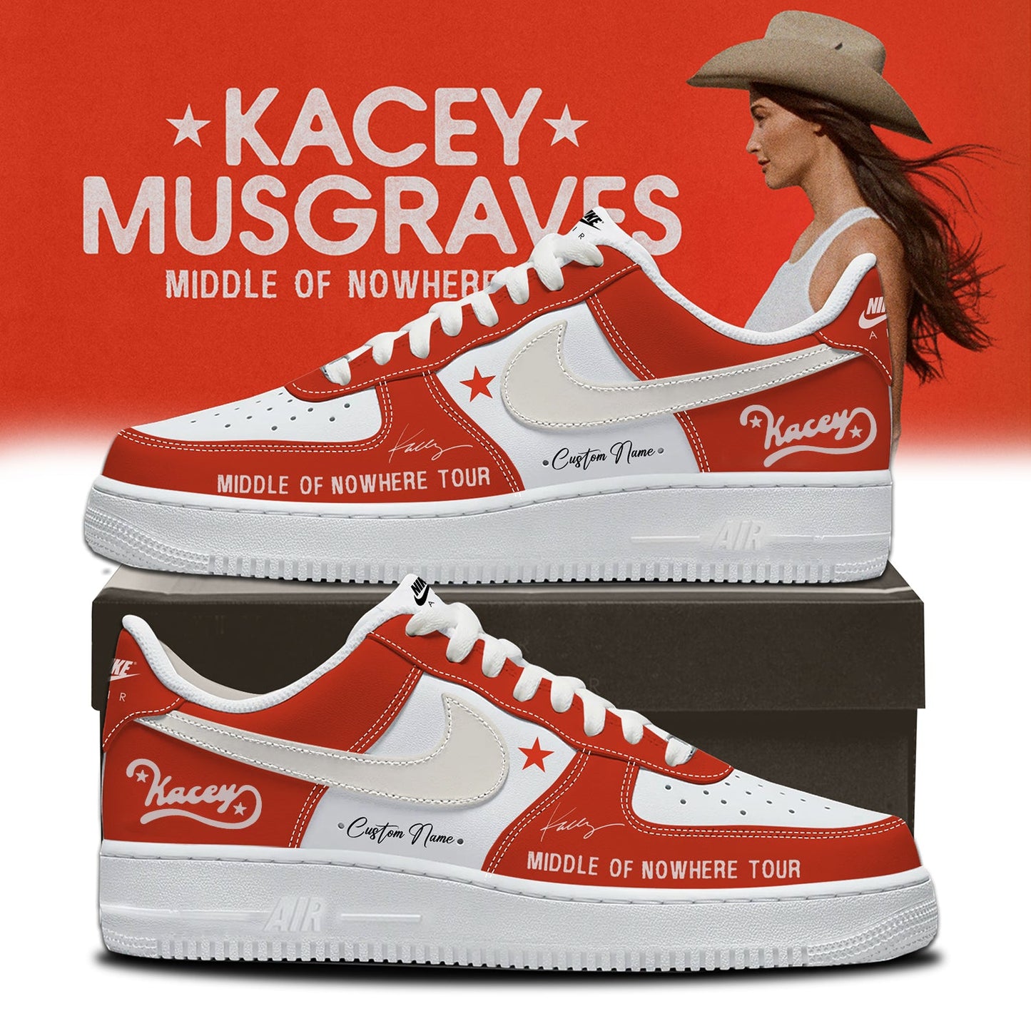 Kacey Musgraves Middle of Nowhere Tour Signed Shoes 4