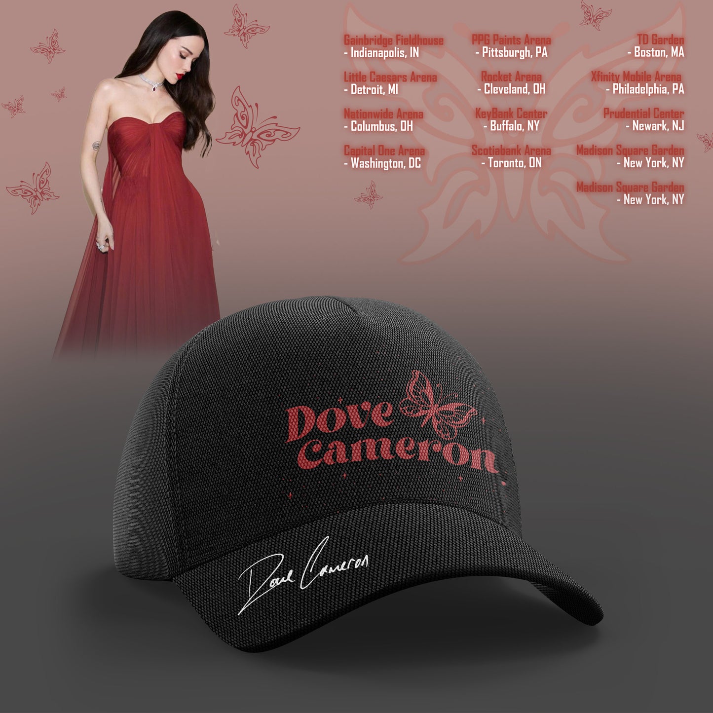 DOVE CAMERON 2026 TOUR MERCH HAT IS HERE ✨