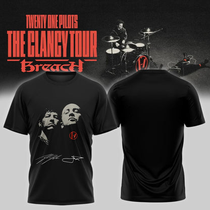 Twenty One Pilots The Clancy Tour: Breach tshirt