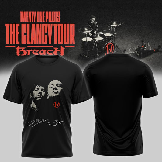Twenty One Pilots The Clancy Tour: Breach tshirt