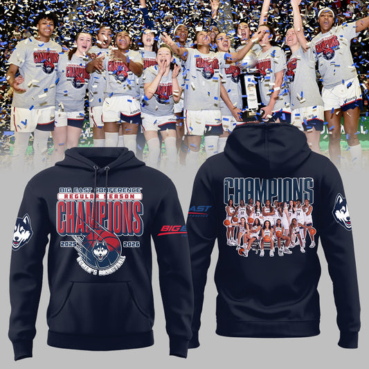 UConn Women’s Basketball 2026 BIG EAST Tournament Champions Hoodie