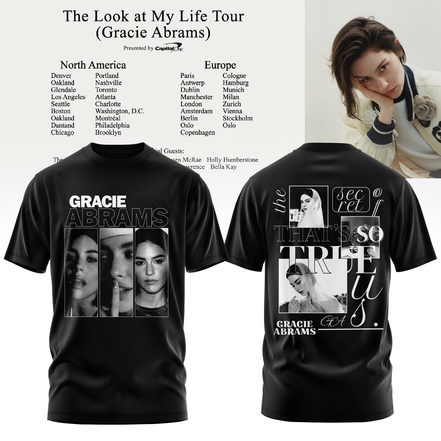 The Look at My Life Tour Edition Tshirt