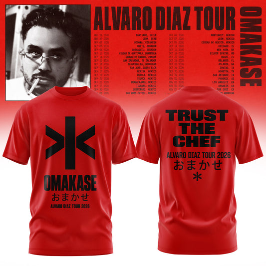 Álvaro Díaz Omakase 2026 Tour Merch Tee