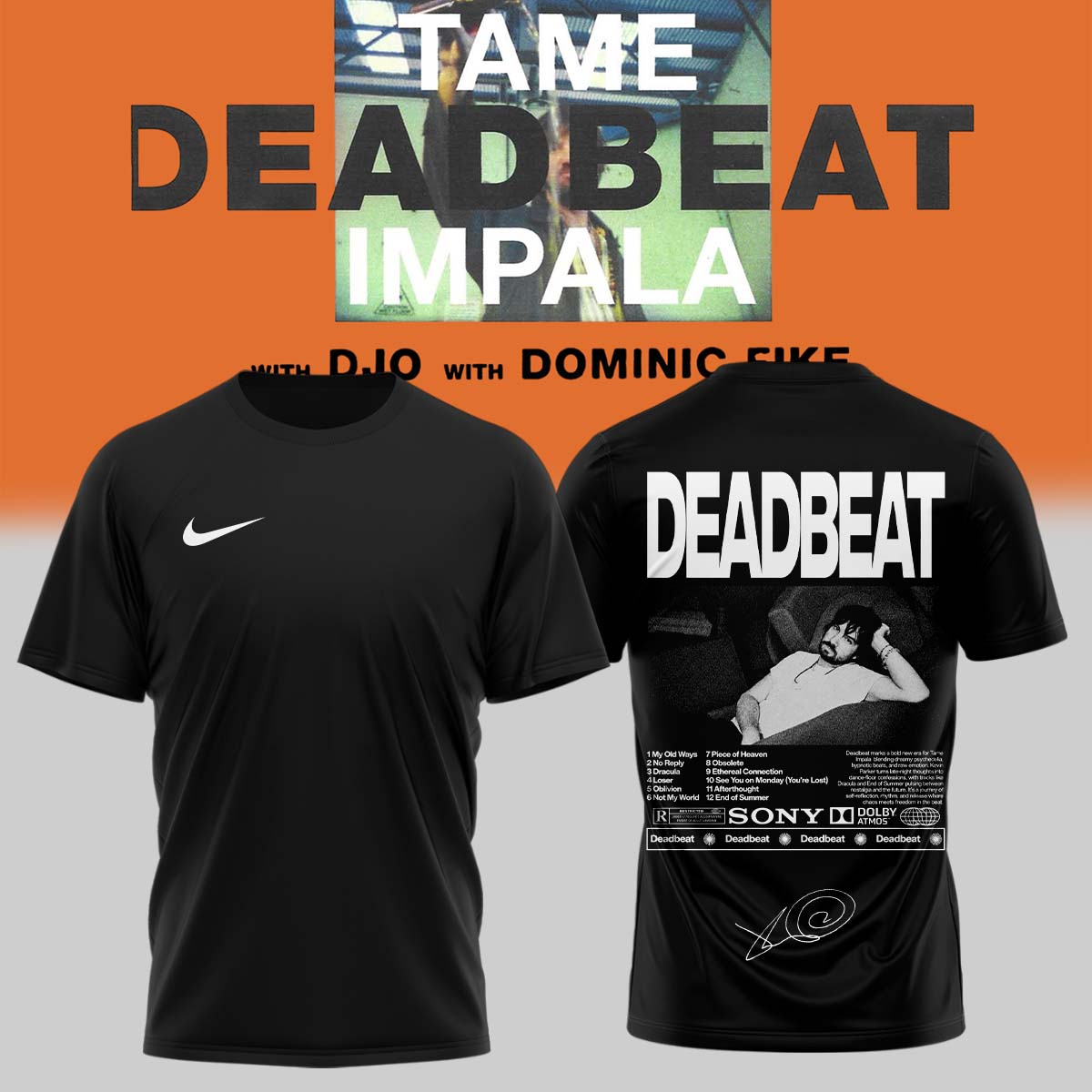 Tame Impala “Deadbeat Tour” – Tshirt