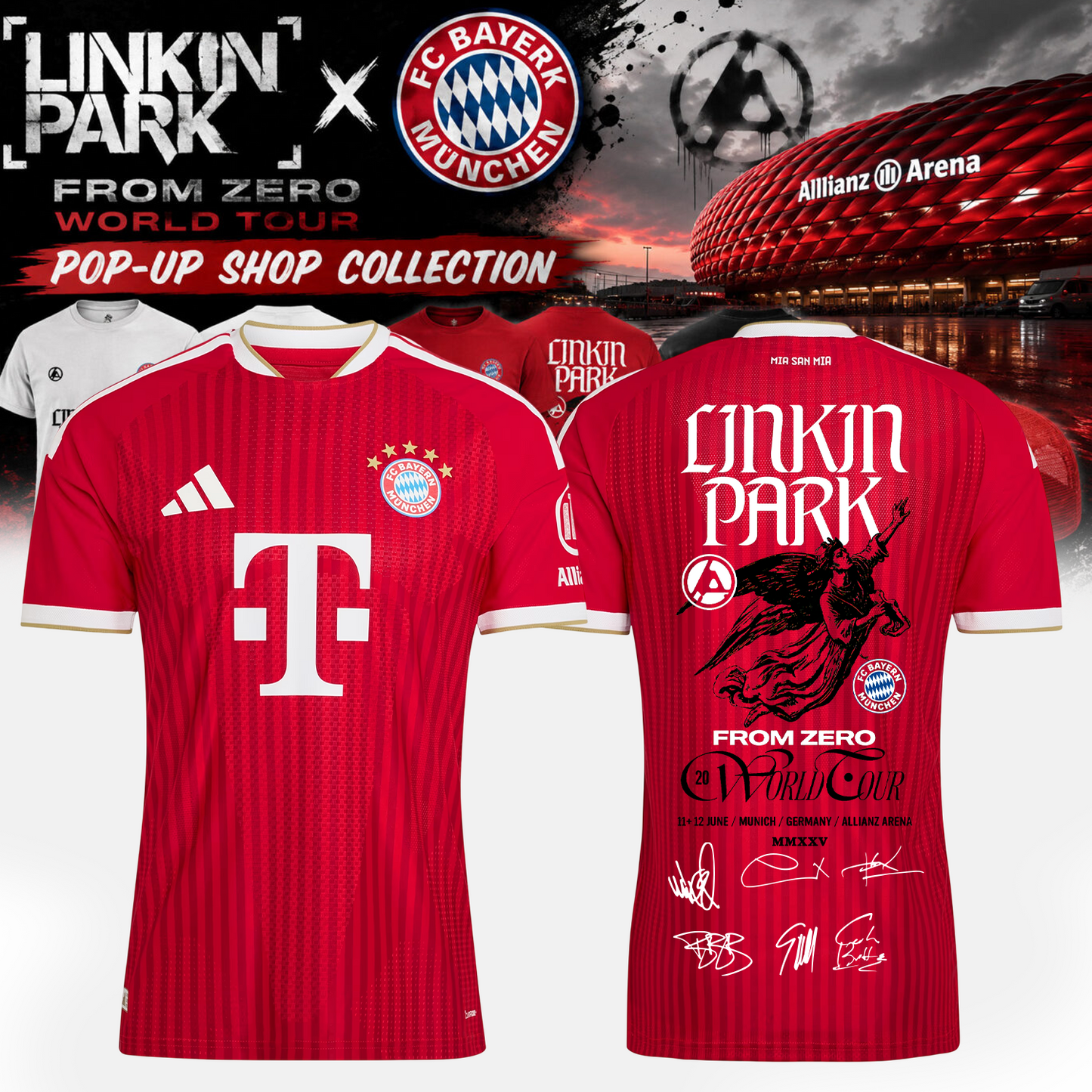 Linkin Park x FC Bayern München Jersey