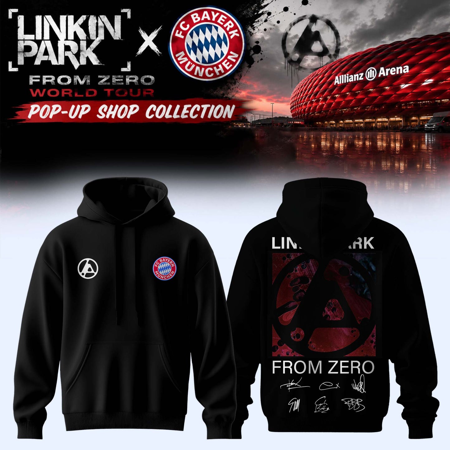 Linkin Park x FC Bayern München Hoodie