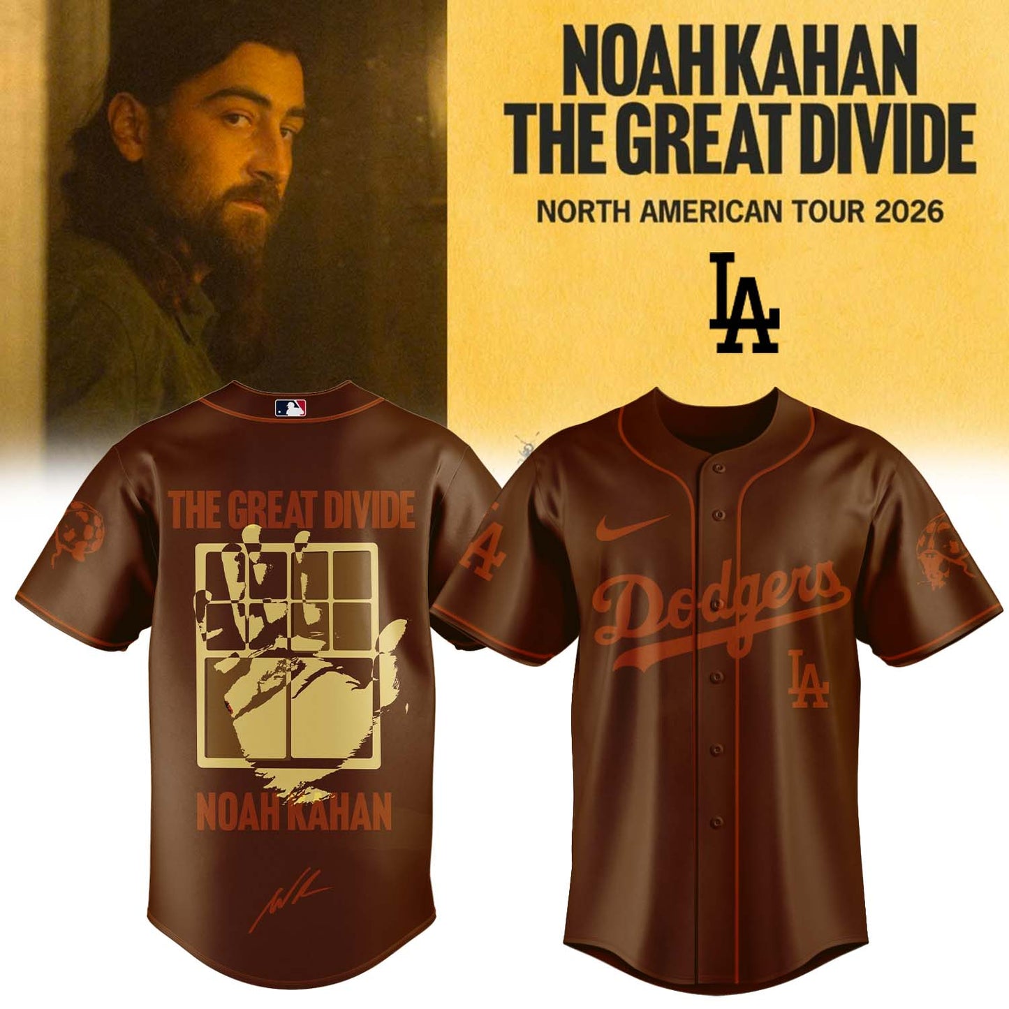Noah Kahan “The Great Divide: The Last Of The Bugs” Album 2026 Limited Edition Signature – Jersey