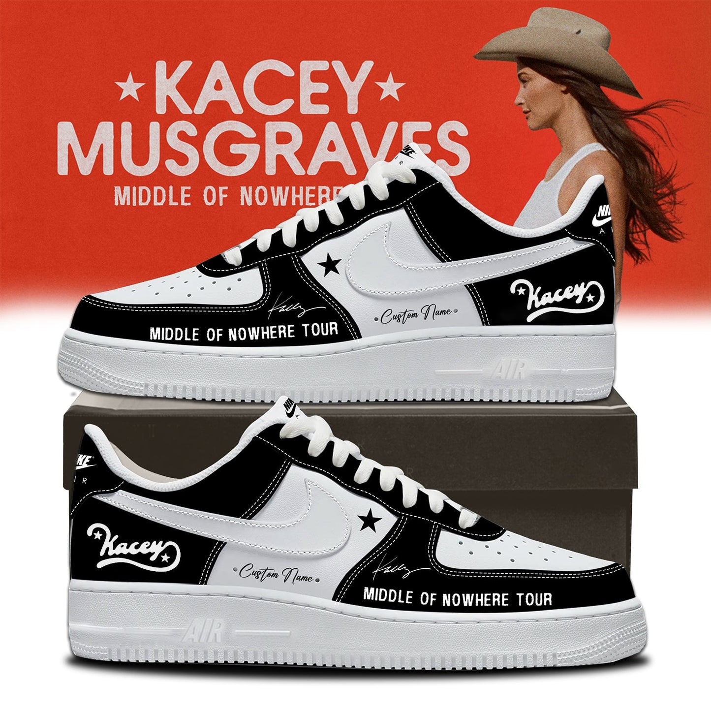 Kacey Musgraves Middle of Nowhere Tour Signed Shoes 4