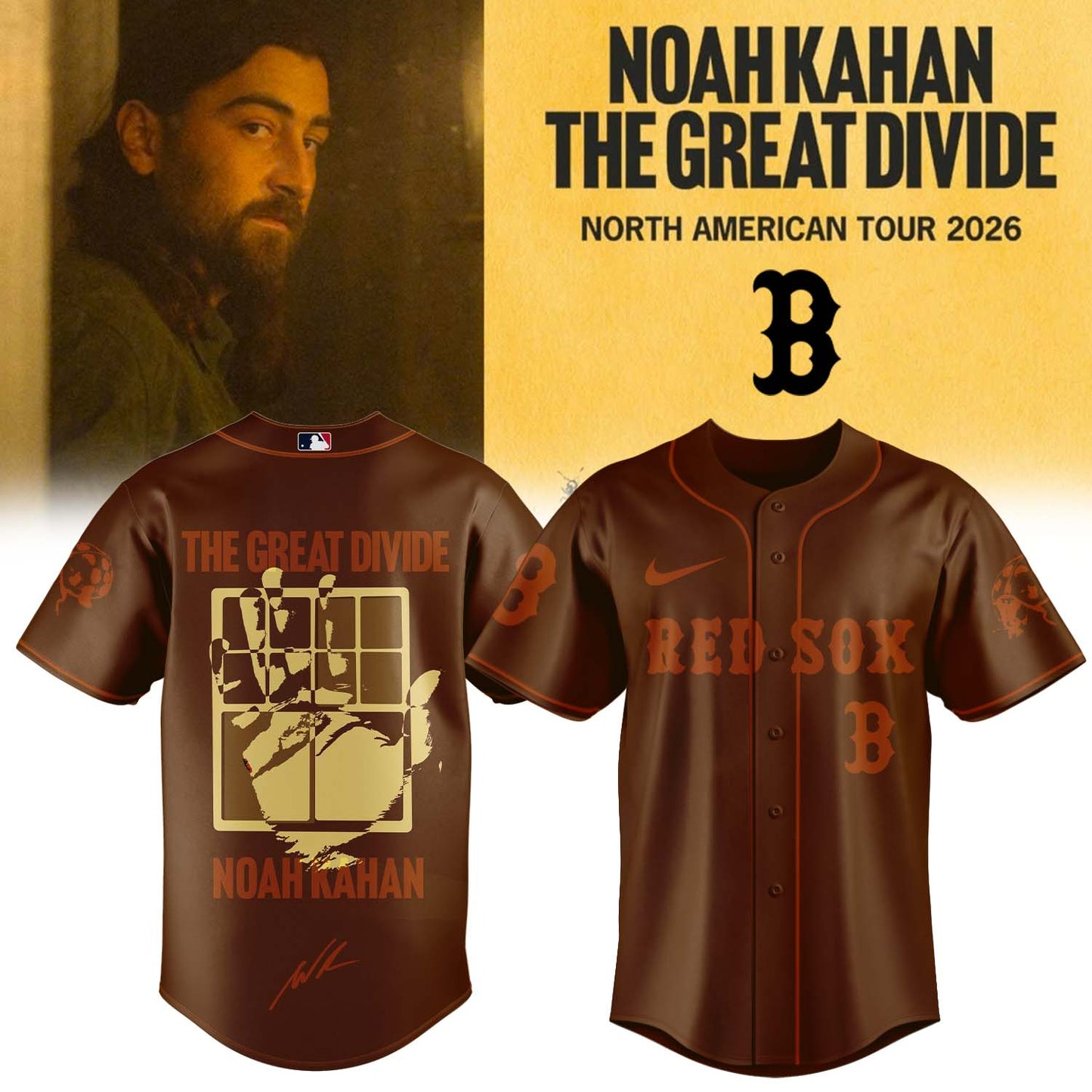 Noah Kahan “The Great Divide: The Last Of The Bugs” Album 2026 Limited Edition Signature – Jersey