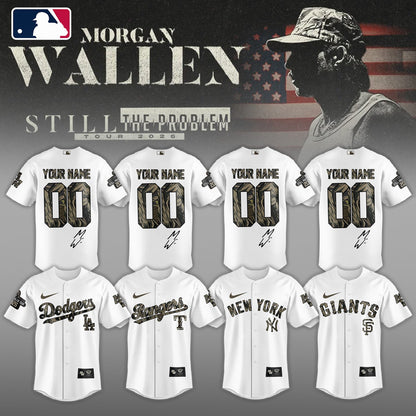 Morgan Wallen Still Problem Tour Jersey (Custom Name & Number)