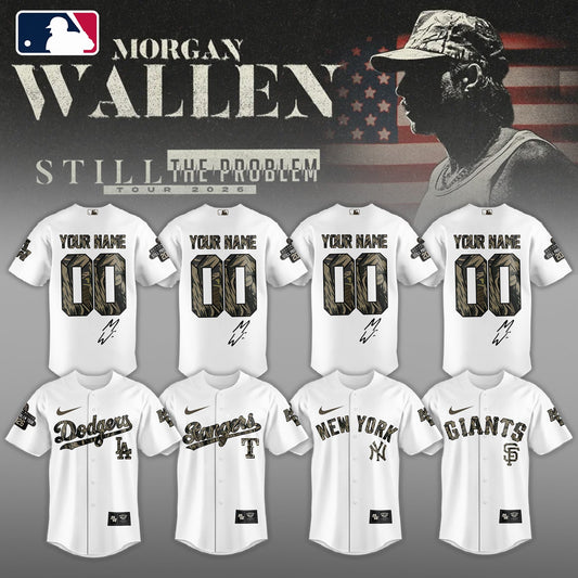 Morgan Wallen Still Problem Tour Jersey (Custom Name & Number)