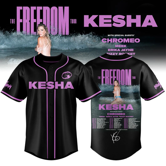 Kesha x The Freedom Tour 2026 Jersey Limited Edition