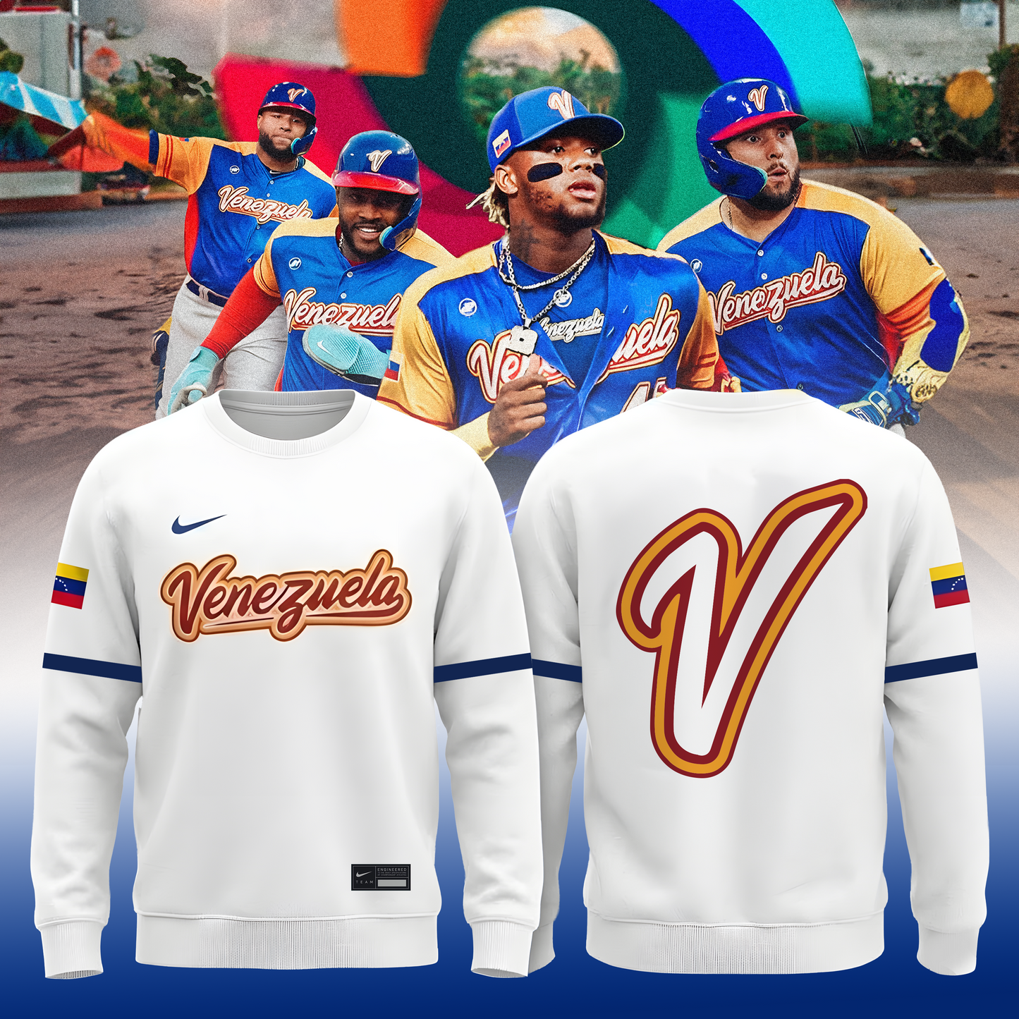 Venezuela Baseball 2026 World Baseball Classic Sweater