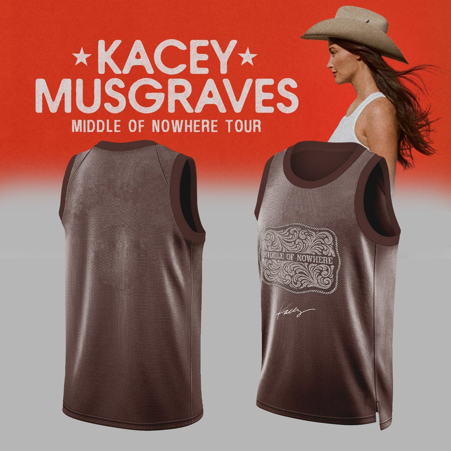 Kacey Musgraves Middle of Nowhere Tour Signed Jersey