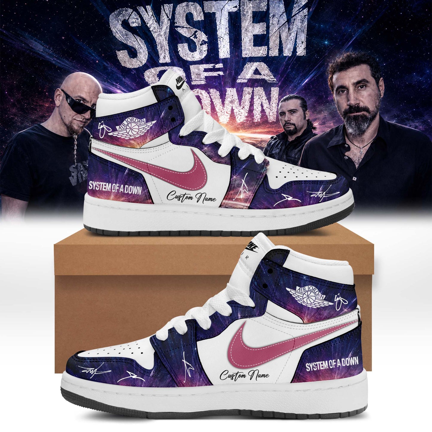 System of a Down “Europe / UK Stadium Tour 2026” Signature Limited Edition – Shoes