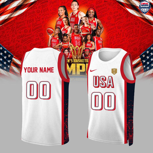 FIBA Women’s Basketball World Cup 2026 Basketball Jersey (Custom Name & Number)