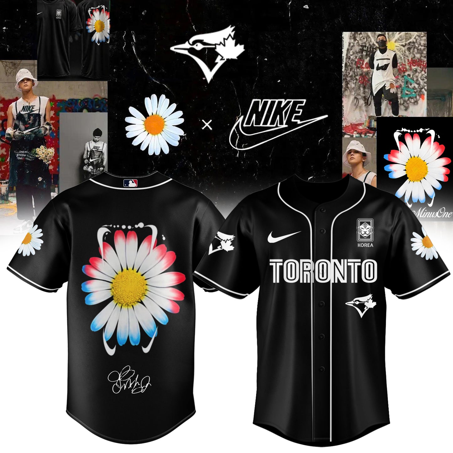 ...G-Dragon’s PEACEMINUSONE x Baseball Jersey