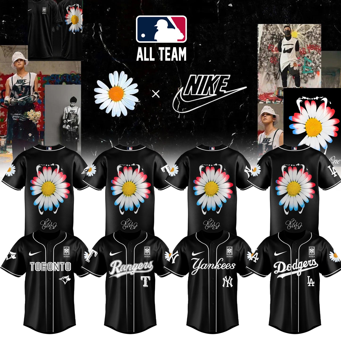 ...G-Dragon’s PEACEMINUSONE x Baseball Jersey