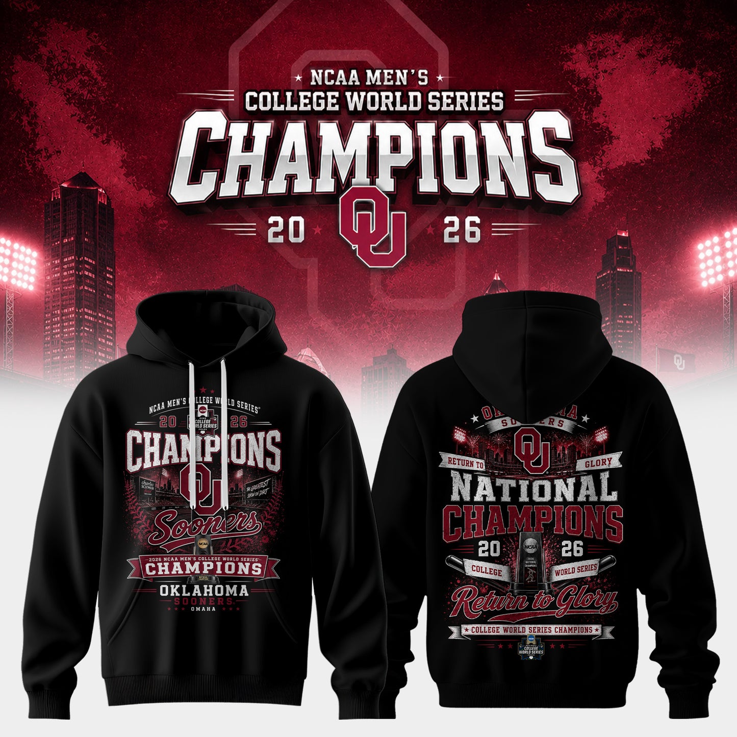 Men’s College World Series Champions 2026 Edition Hoodie