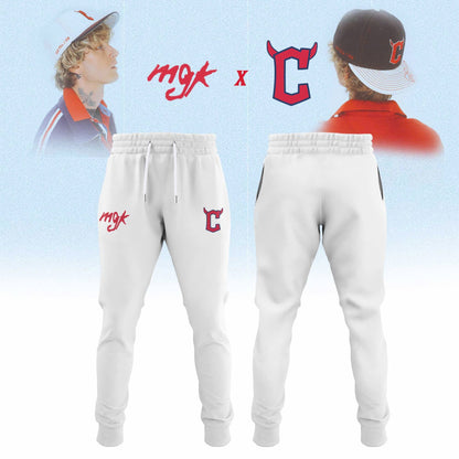 Cleveland Guardians x Mgk 2025 Limited Baseball T-Shirt White