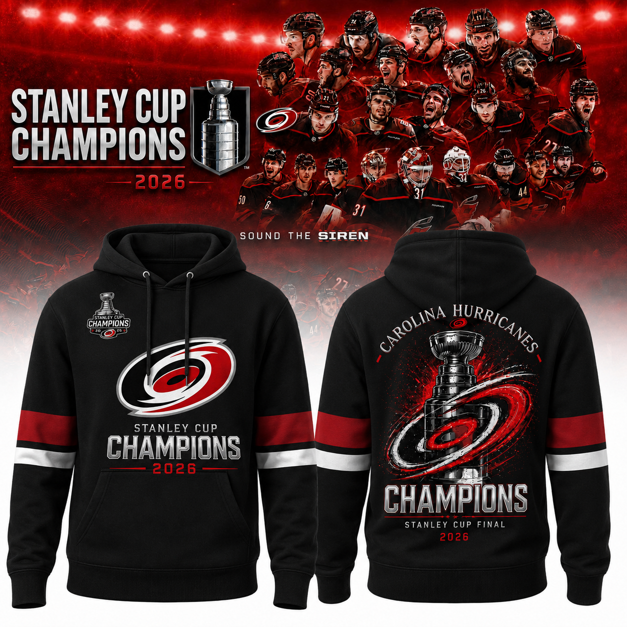 2026 Stanley Cup Champions Hoodie