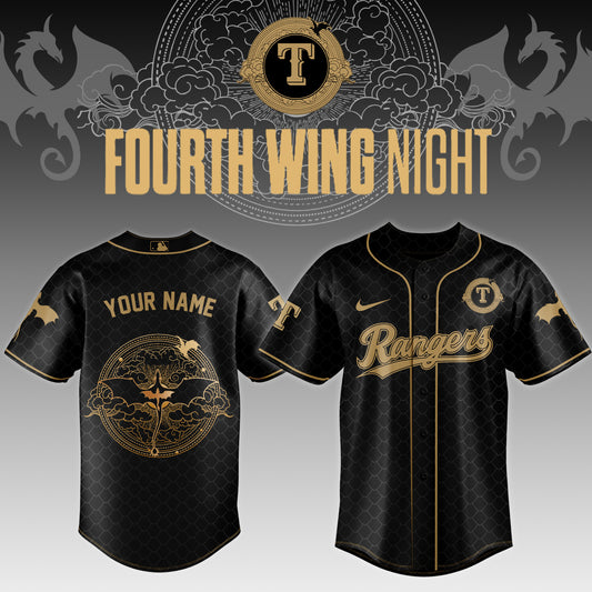 _,Texas Rangers x Fourth Wing 2026 Baseball Jersey (Custom Name)