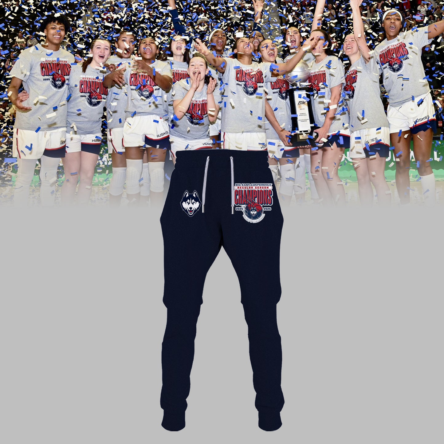 UConn Women’s Basketball 2026 BIG EAST Tournament Champions Hoodie