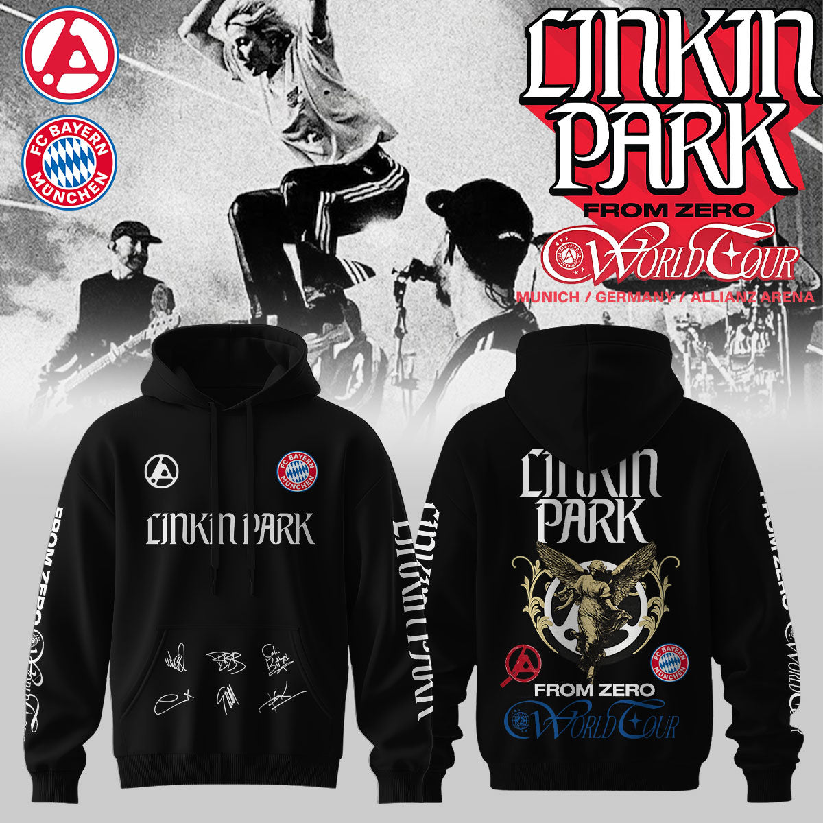 Linkin Park x FC Bayern München Hoodie