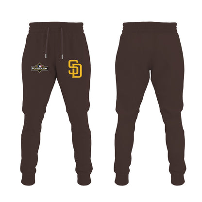 San Diego Padres Brown 2025 Postseason Locker Room T-Shirt