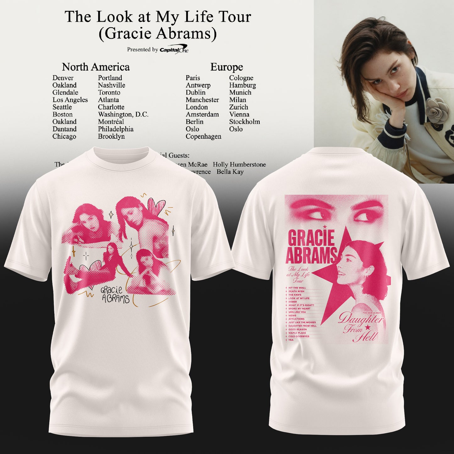 The Look at My Life Tour Edition Tshirt