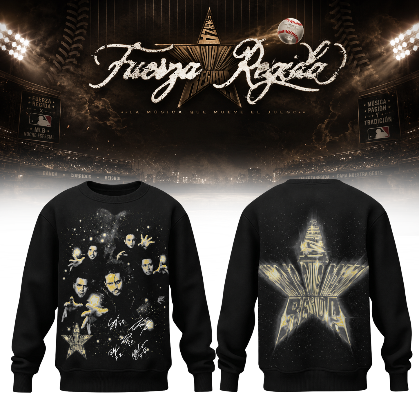Fuerza Regida “This Is Our Dream Stadium Tour” 2026 Limited Edition Signature – Sweatshirt