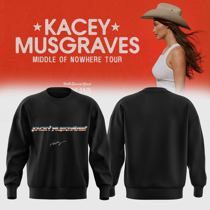 Kacey Musgraves Middle of Nowhere Tour Signed Sweatshirt