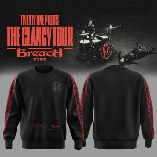 Twenty One Pilots The Clancy Tour: Breach Sweatshirt