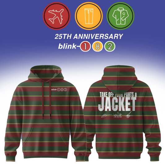 .Blink-182 Anniversary Collection -Limited Edition Signature Hoodie