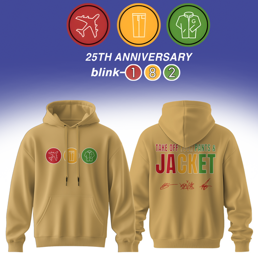 .Blink-182 Anniversary Collection -Limited Edition Signature Hoodie
