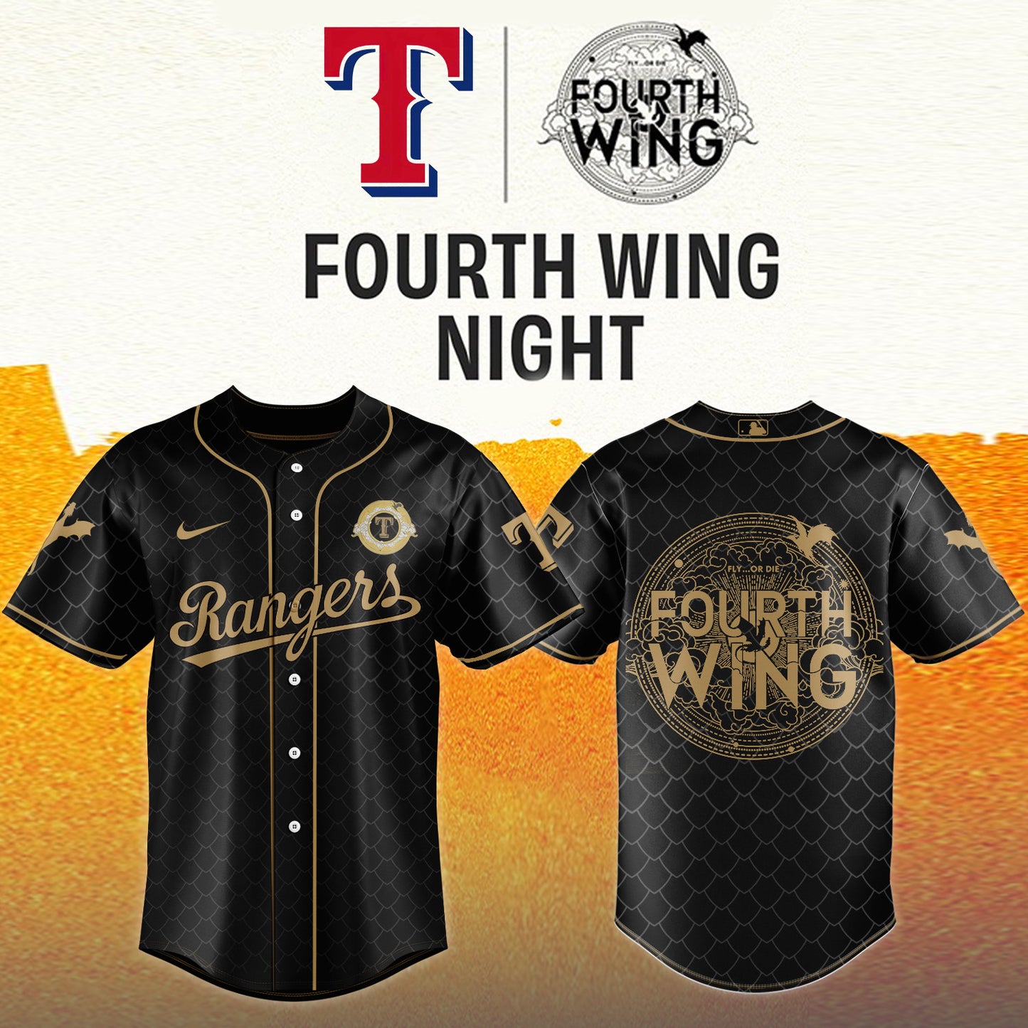 _,Texas Rangers x Fourth Wing 2026 Baseball Jersey