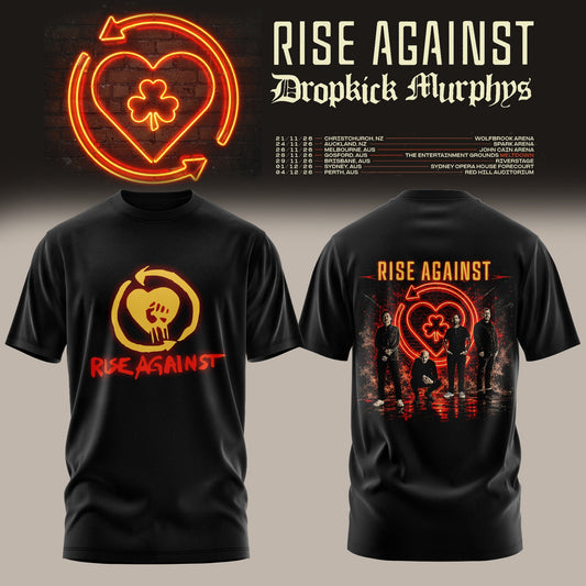 Black Riot Flame Tee